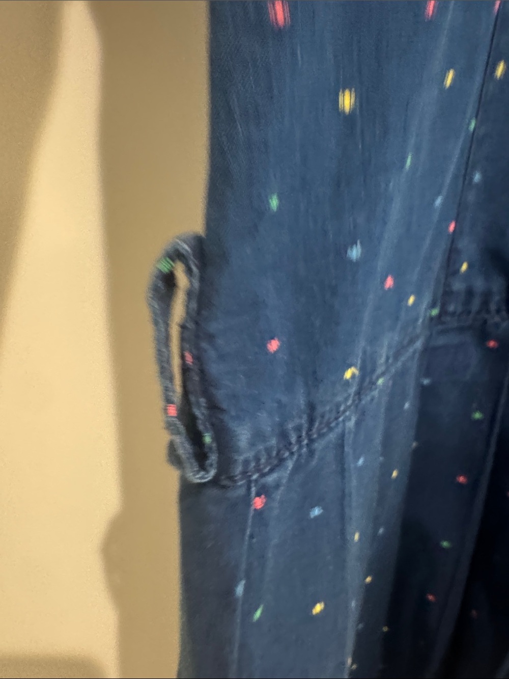 Gucci Kids Denim multi color Confetti Dress Size 10 GG Italy - Picture 8 of 17